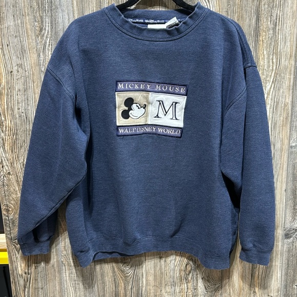 Vintage Walt Disney World Mickey Mouse Crewneck Sweatshirt size XL - Picture 1 of 5